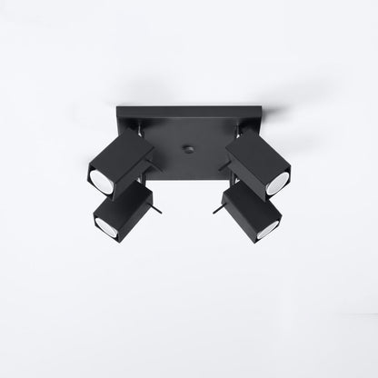 Plafondlamp MERIDA 4 zwart