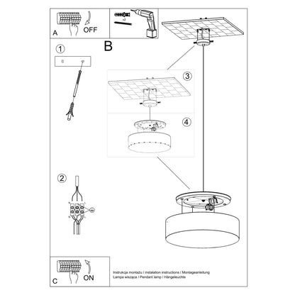 Hanglamp ARENA 35 zwart