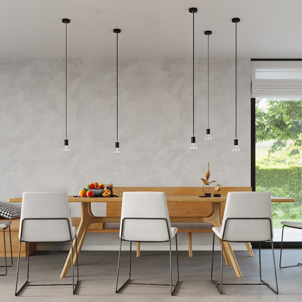 Hanglamp EDISON zwart