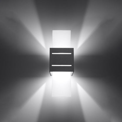 Wandlamp LORETO grijs