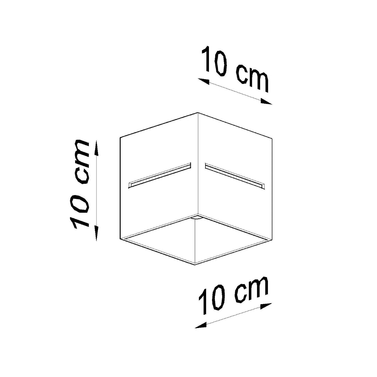 Plafondlamp LOBO zwart