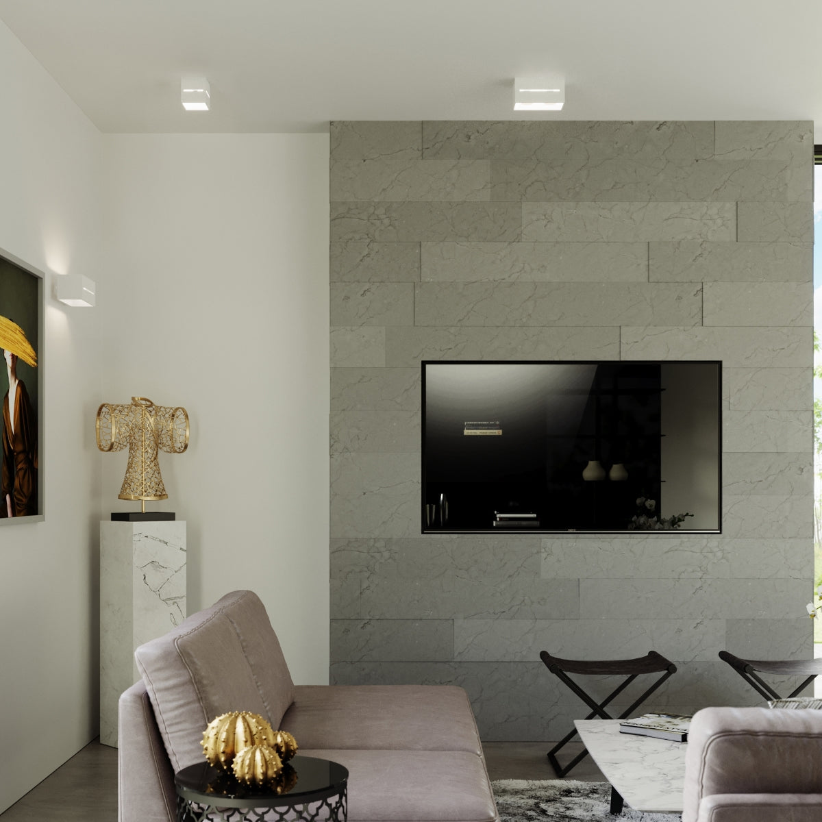 Plafondlamp LOBO wit