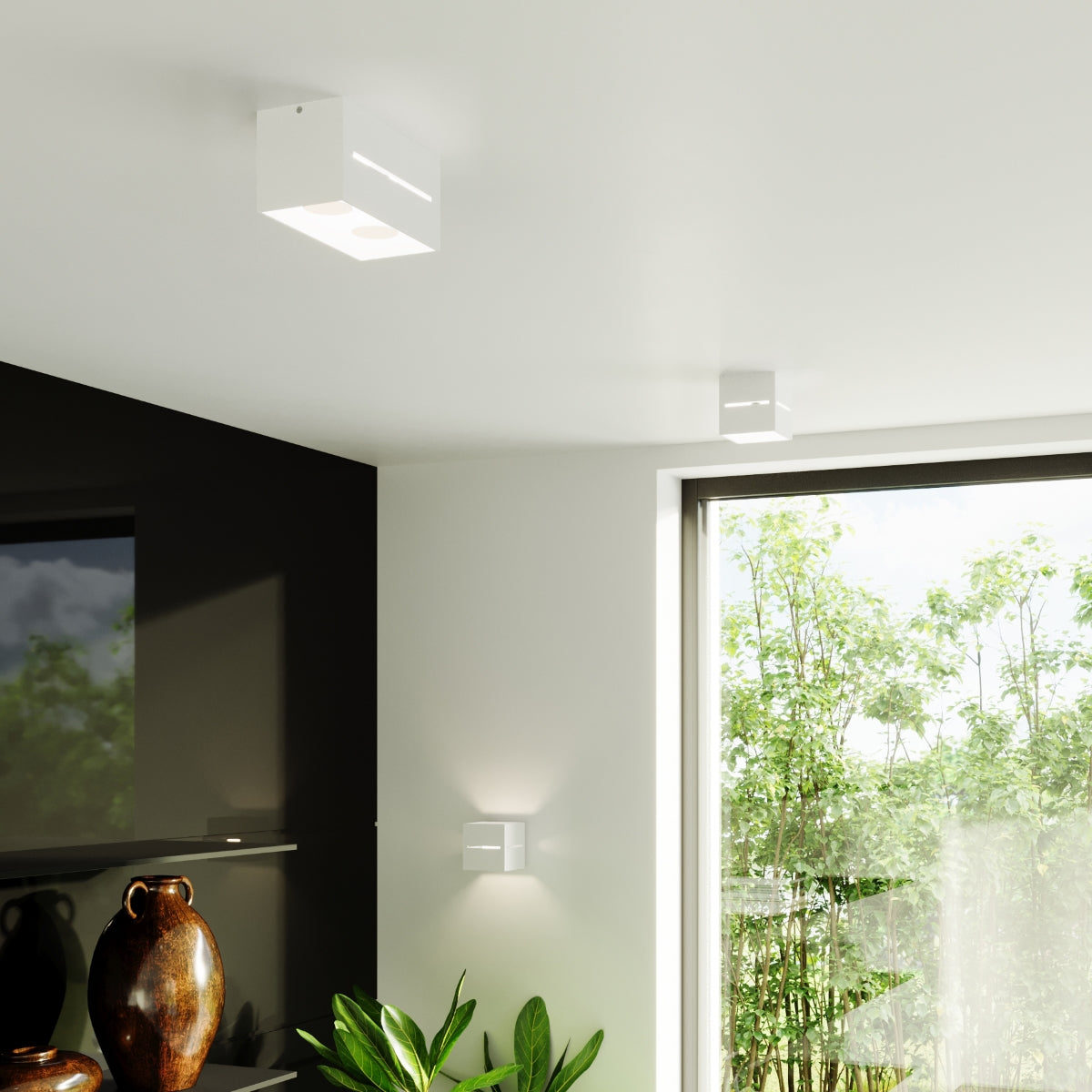 Plafondlamp LOBO wit