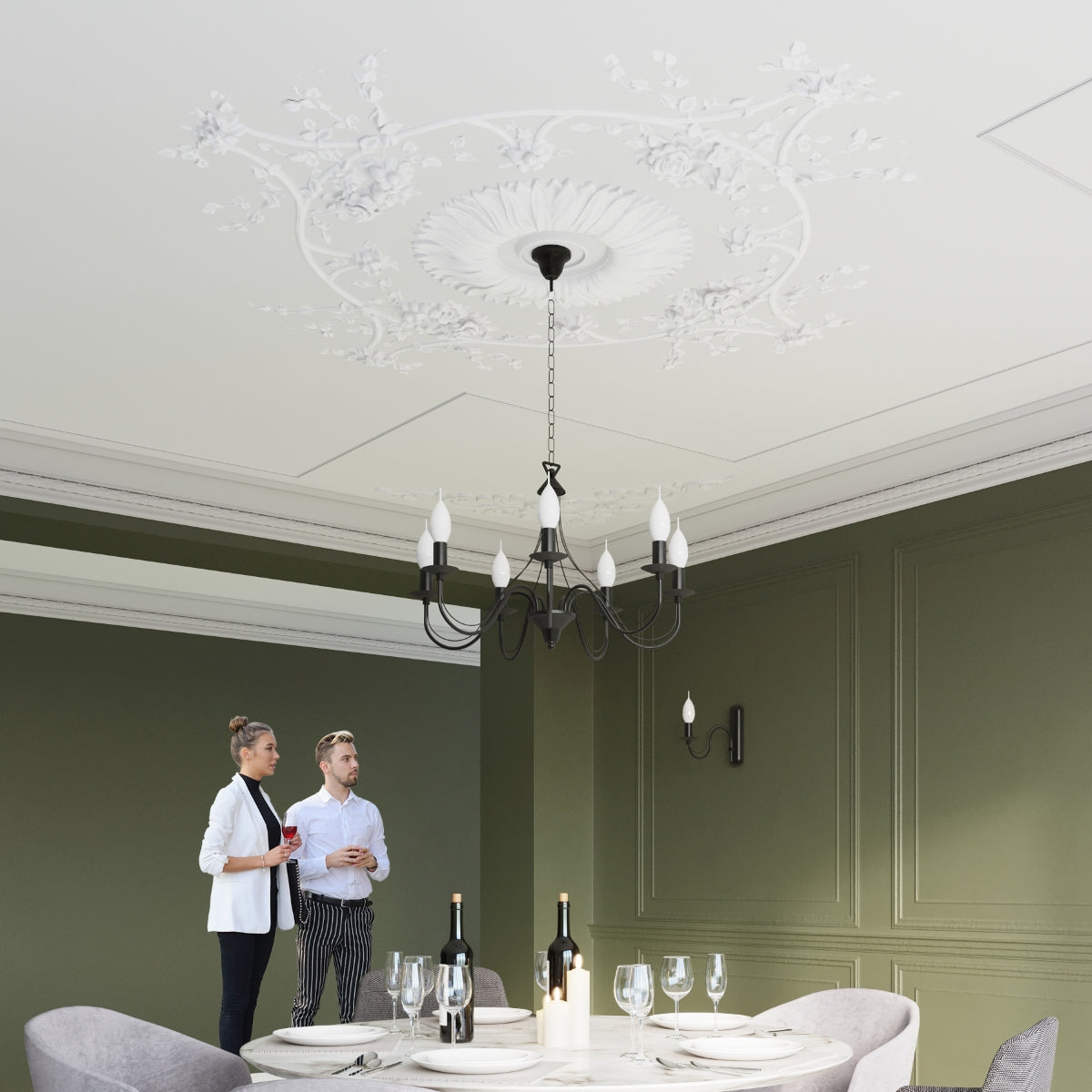 Wandlamp MINERWA zwart