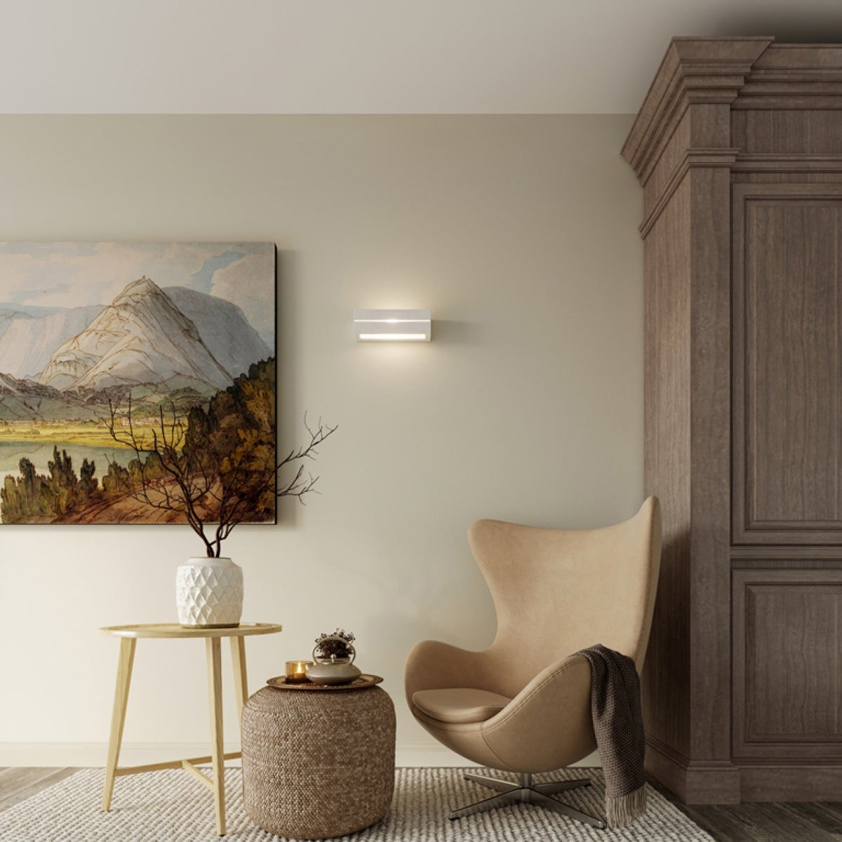 Wandlamp keramiek VEGA LINE