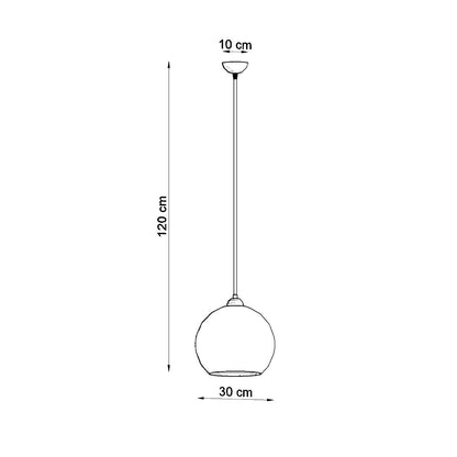 Hanglamp BALL transparant