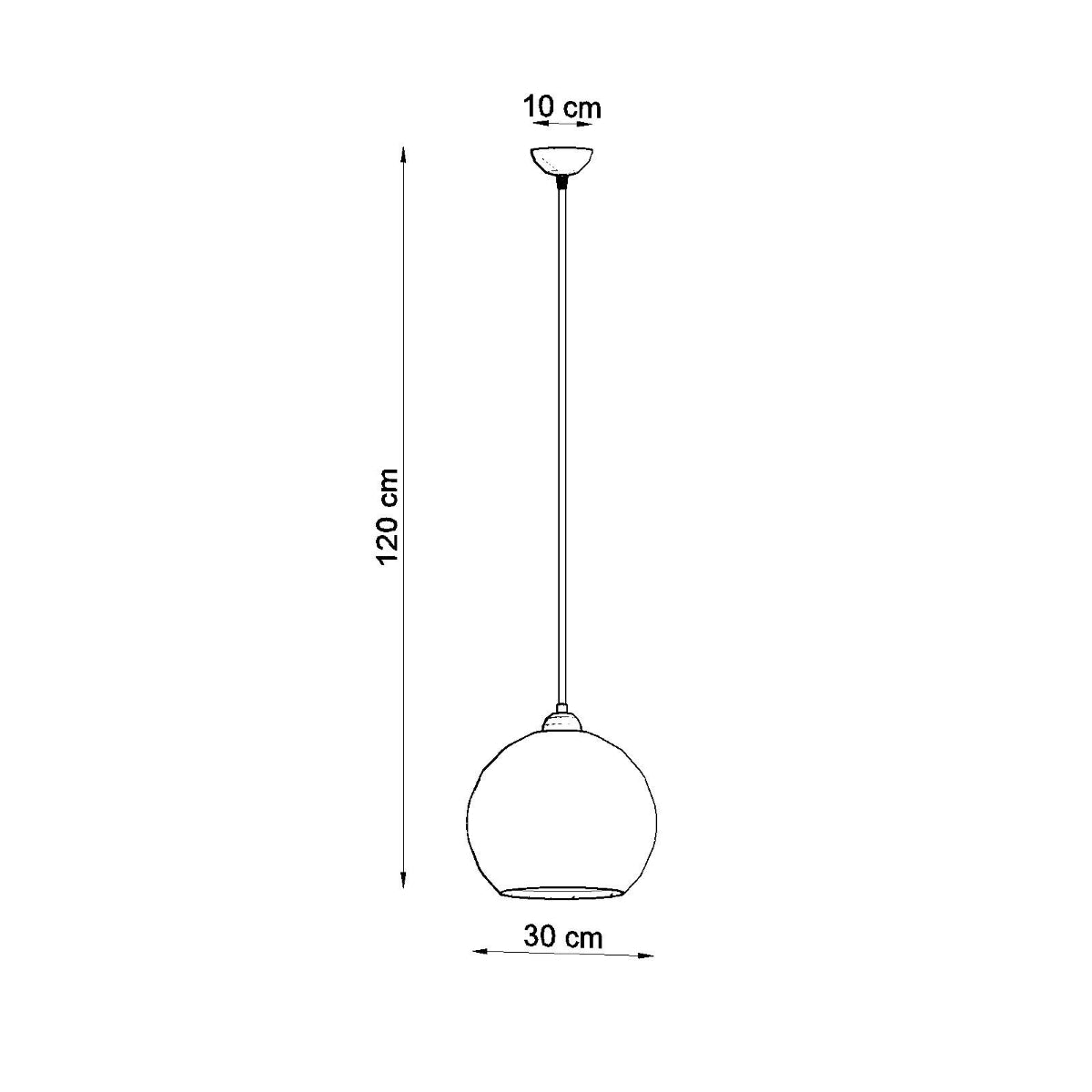 Hanglamp BALL wit