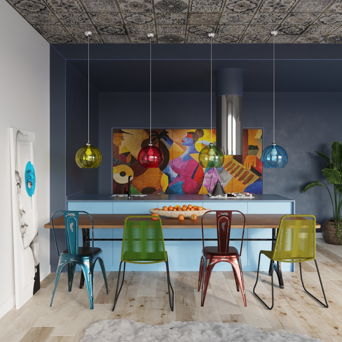 Hanglamp BALL wit