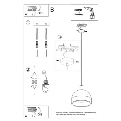 Hanglamp DAMASO