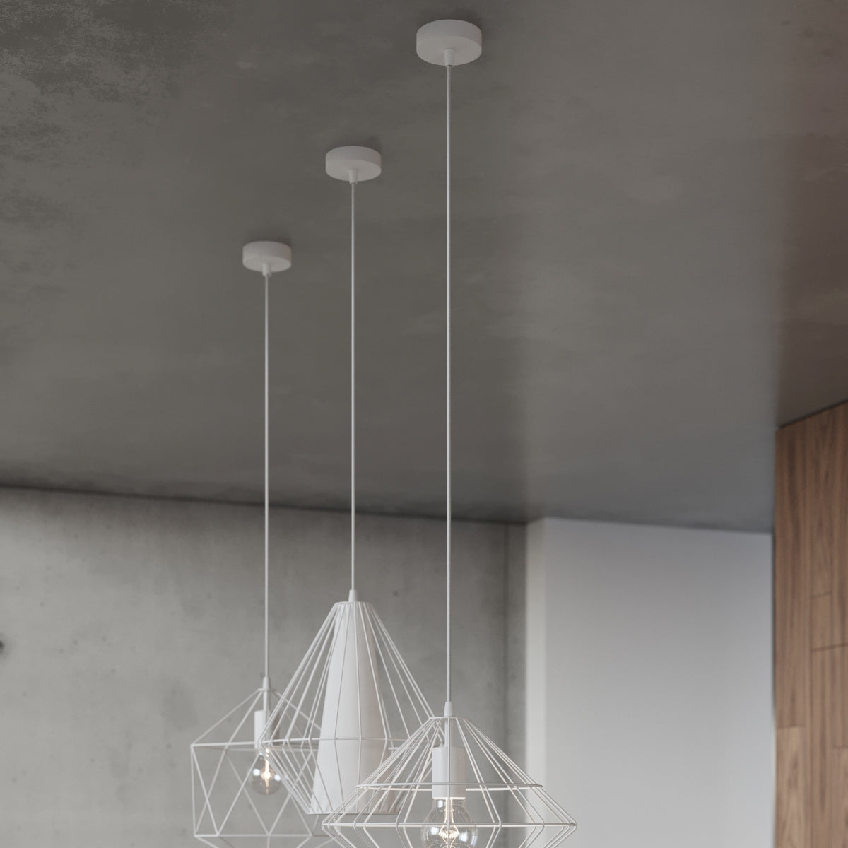 Hanglamp UMBERTO wit