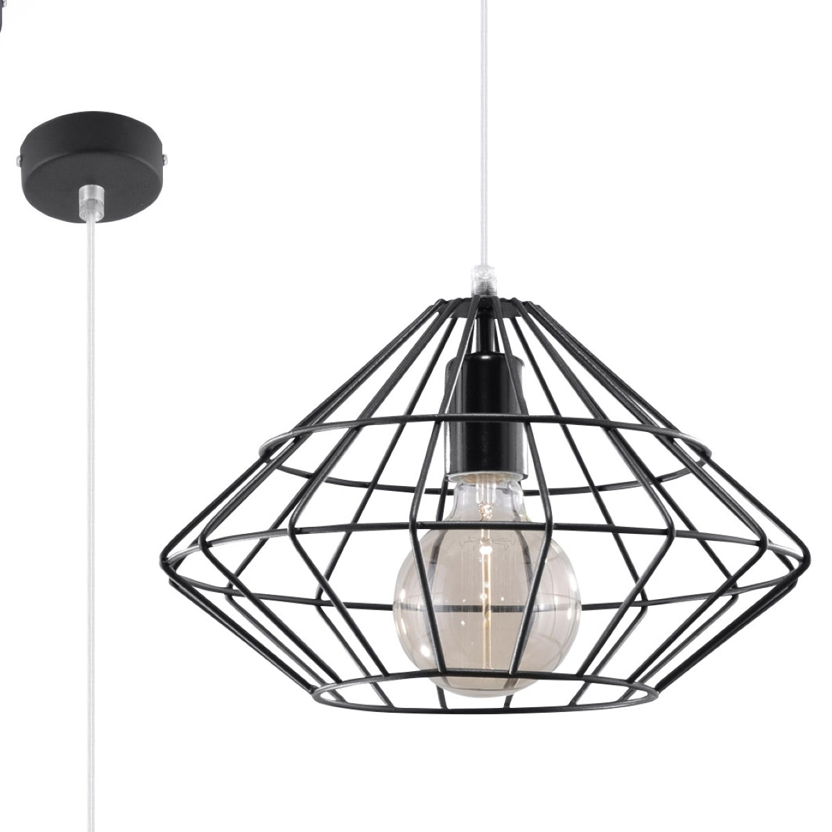 Hanglamp UMBERTO zwart