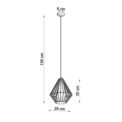 Hanglamp DEMI wit