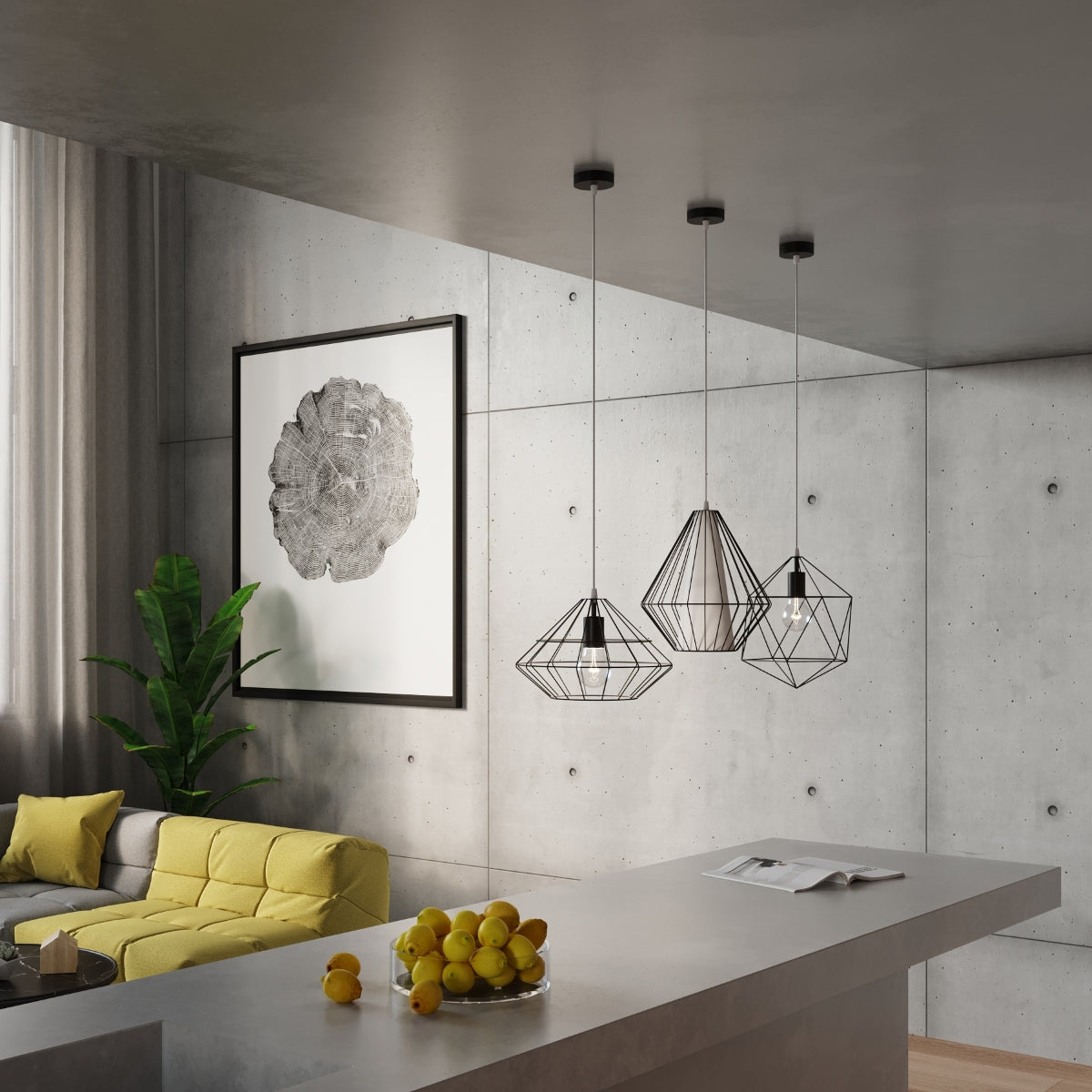 Hanglamp DEMI zwart