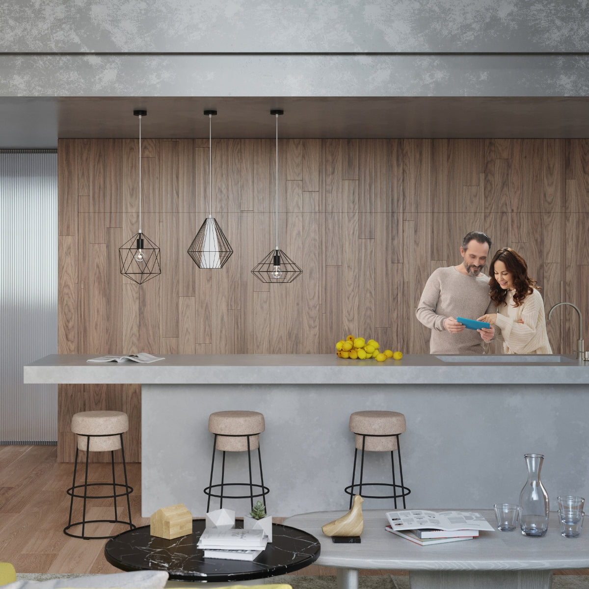 Hanglamp DEMI zwart