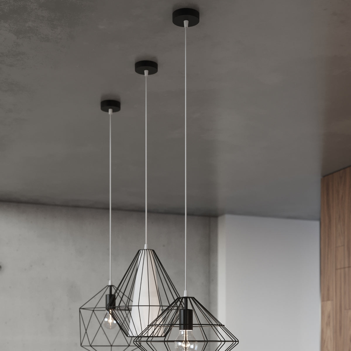 Hanglamp DEMI zwart