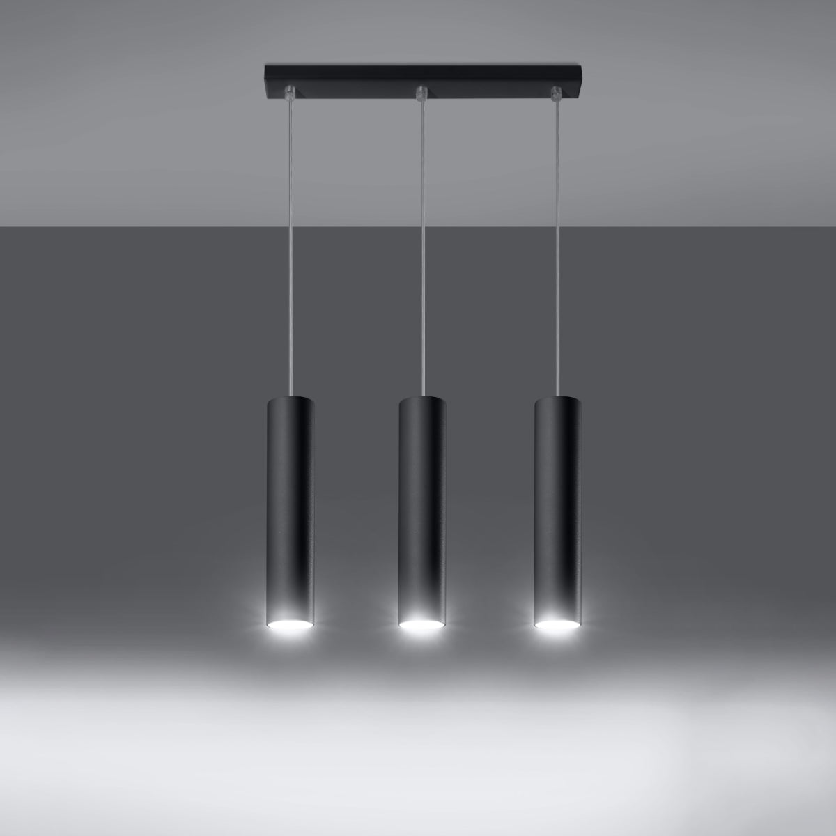 Hanglamp LAGOS 3L zwart