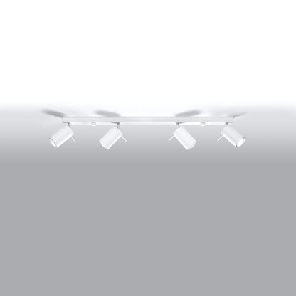 Plafondlamp RING 4L wit