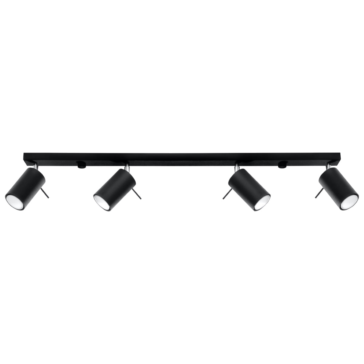 Plafondlamp RING 4L zwart