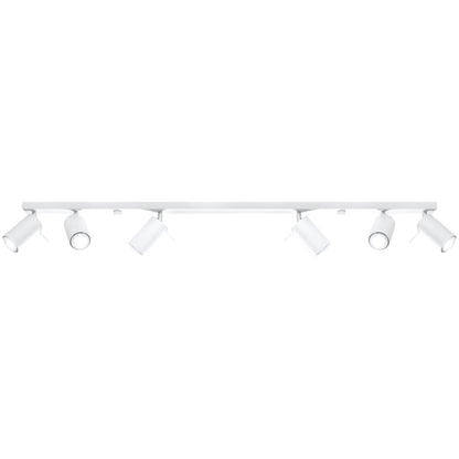 Plafondlamp RING 6L wit