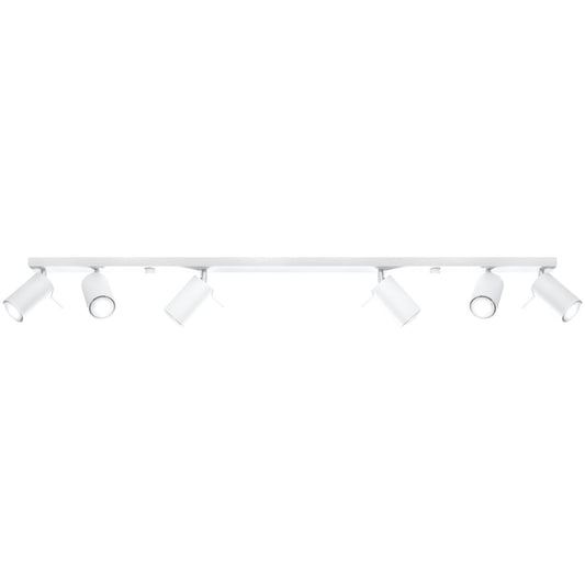 Plafondlamp RING 6L wit