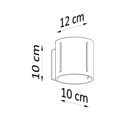 Wandlamp INEZ zwart
