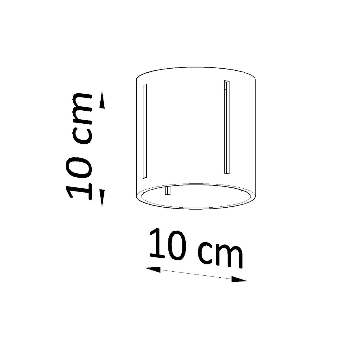Plafondlamp INEZ wit
