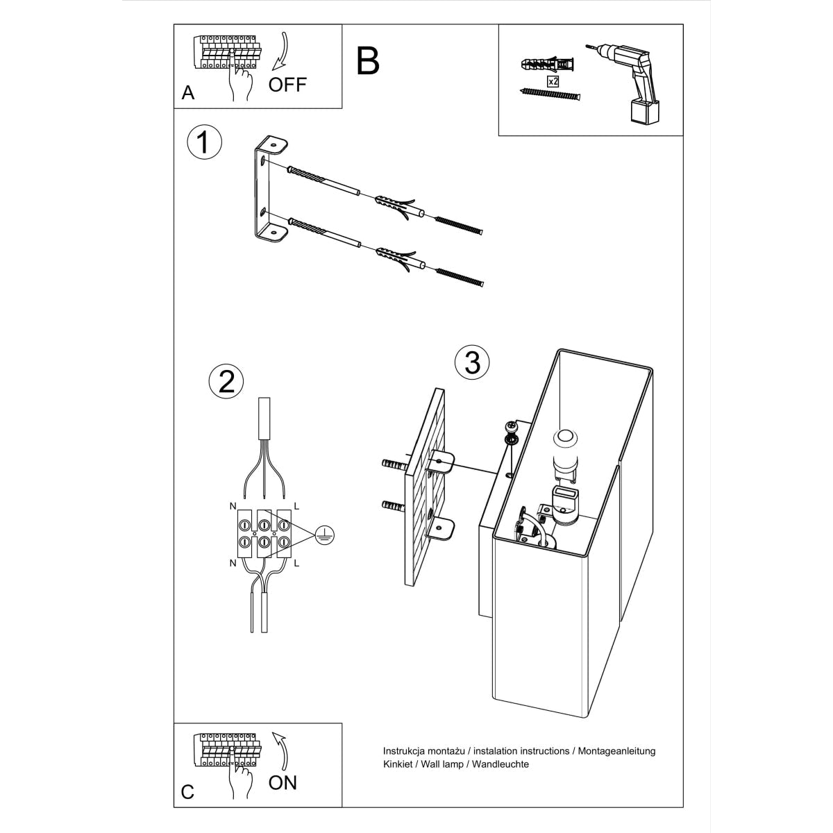 Wandlamp LINEA