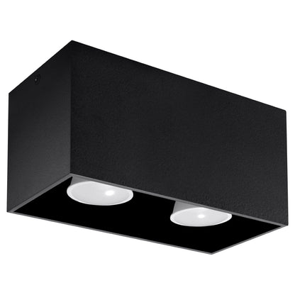 Plafondlamp QUAD zwart