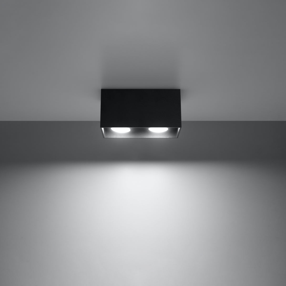 Plafondlamp QUAD zwart