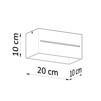 Plafondlamp LOBO 2 grijs