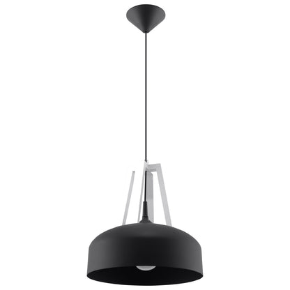 Hanglamp CASCO zwart/wit