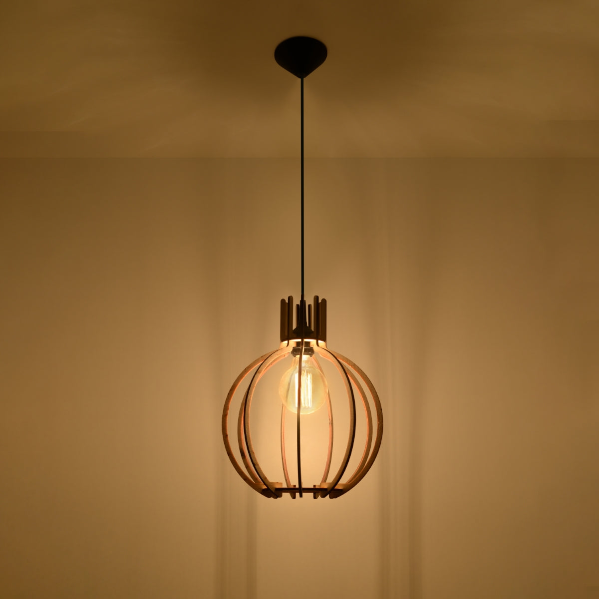 Hanglamp ARANCIA natuurlijk hout