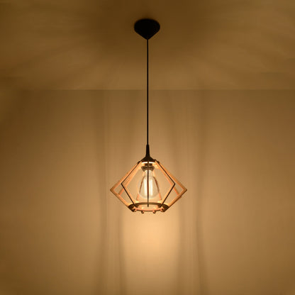 Hanglamp POMPELMO natuurlijk hout