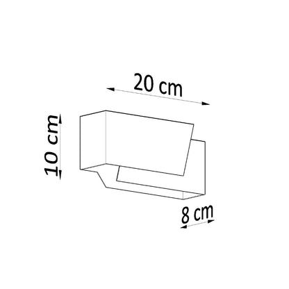 Wandlamp PIEGARE