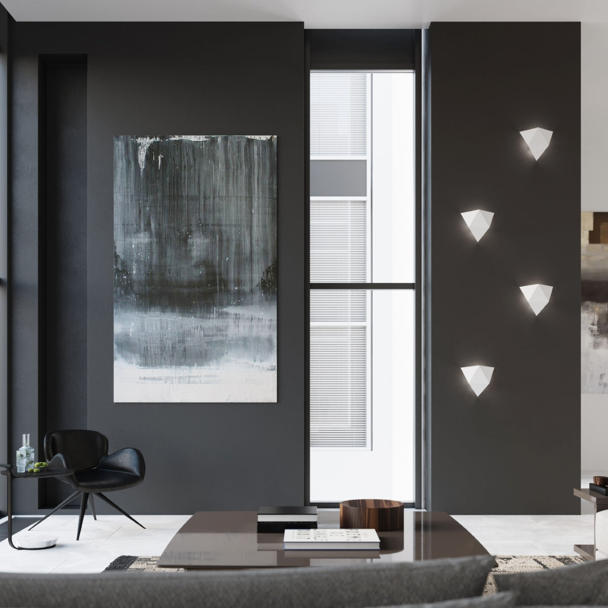 Wandlamp SOLIDO wit