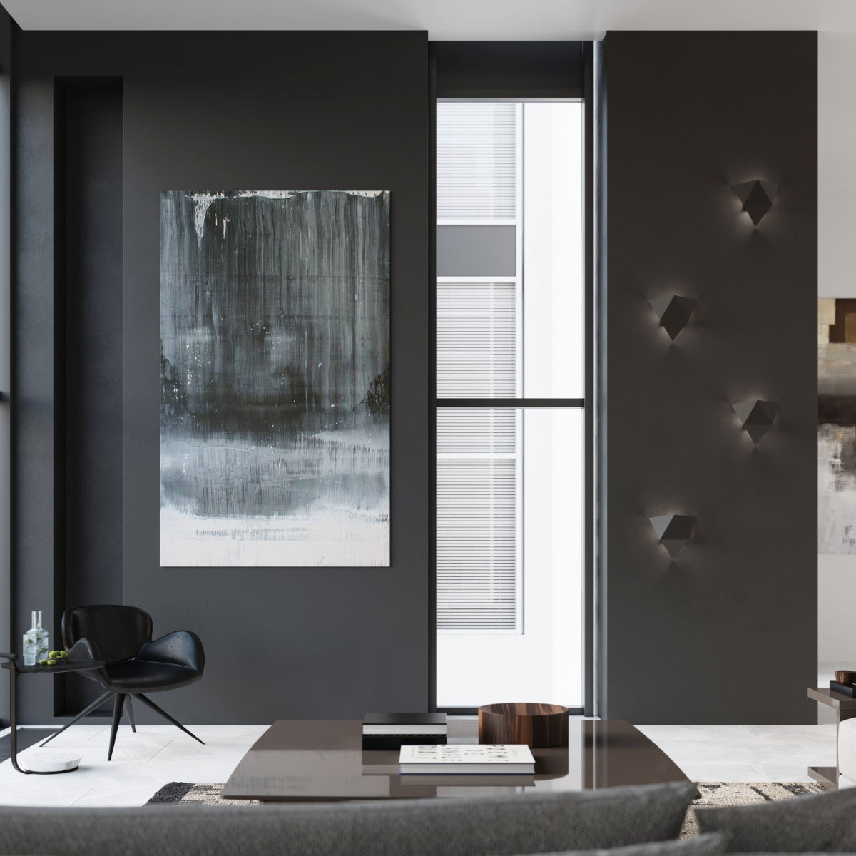 Wandlamp SOLIDO zwart