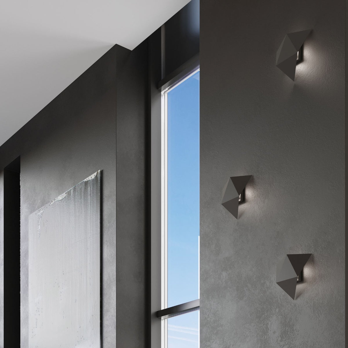 Wandlamp SOLIDO zwart