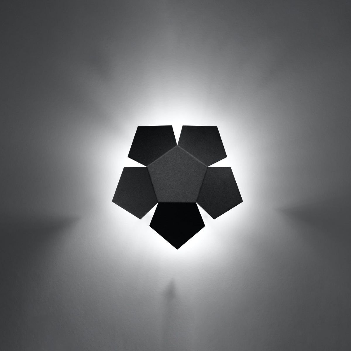 Wandlamp PENTA zwart