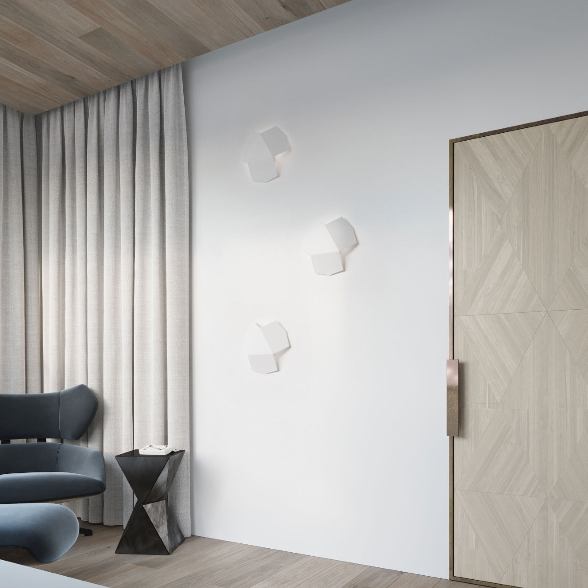 Wandlamp TRE wit