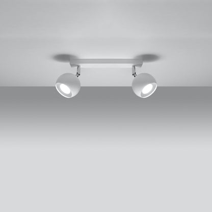 Plafondlamp OCULARE 2 wit