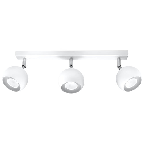Plafondlamp OCULARE 3 wit