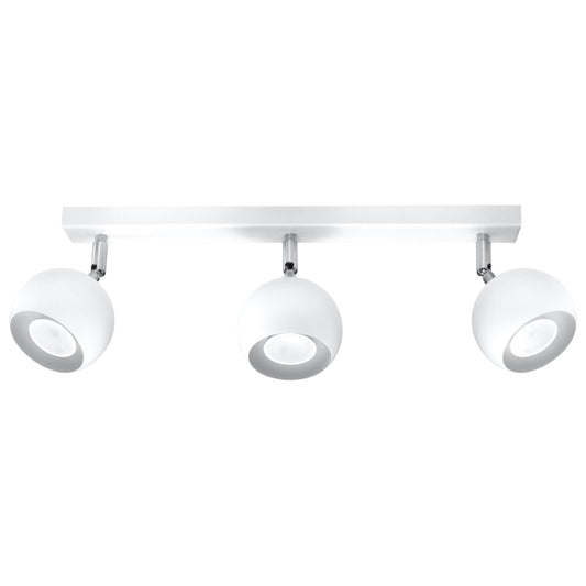 Plafondlamp OCULARE 3 wit