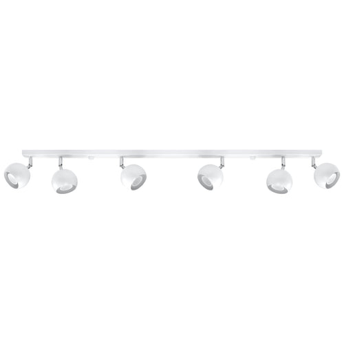 Plafondlamp OCULARE 6L wit
