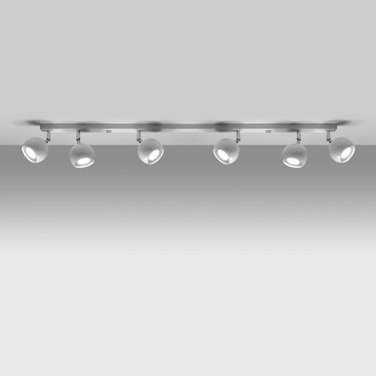 Plafondlamp OCULARE 6L wit