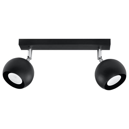 Plafondlamp OCULARE 2 zwart