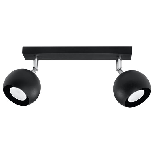 Plafondlamp OCULARE 2 zwart