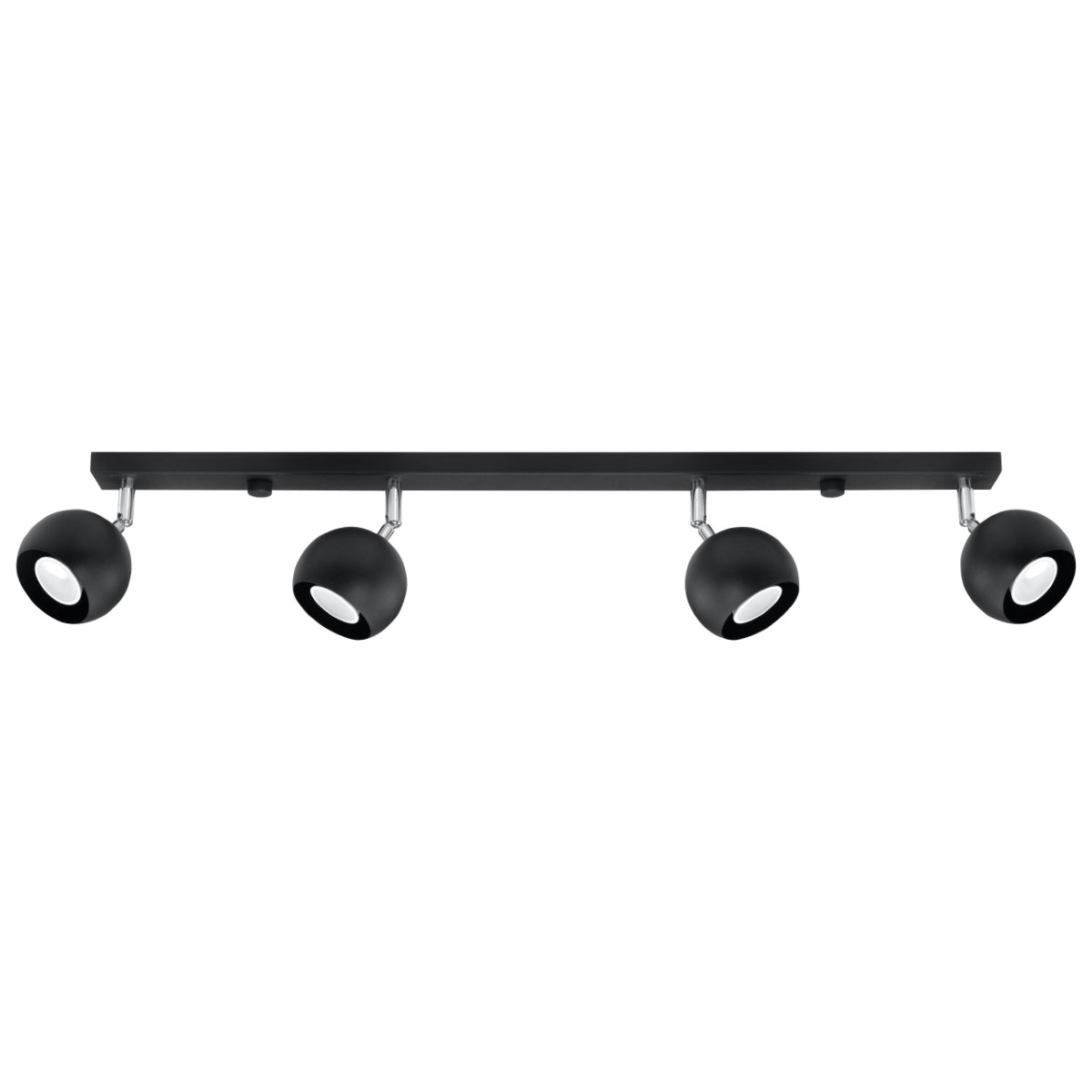 Plafondlamp OCULARE 4L zwart