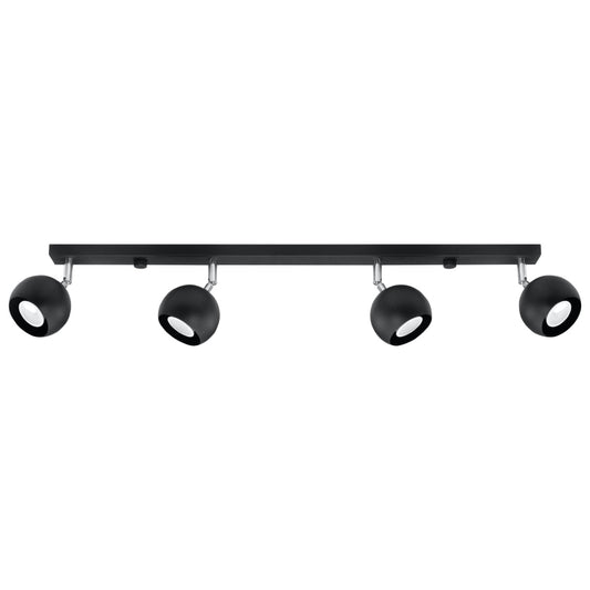 Plafondlamp OCULARE 4L zwart