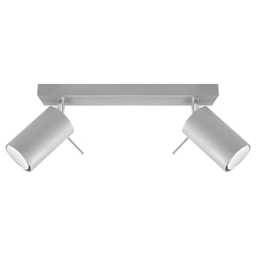 Plafondlamp RING 2 grijs