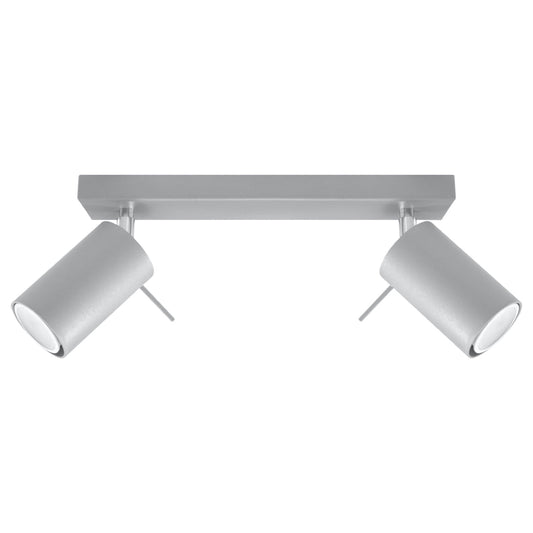 Plafondlamp RING 2 grijs